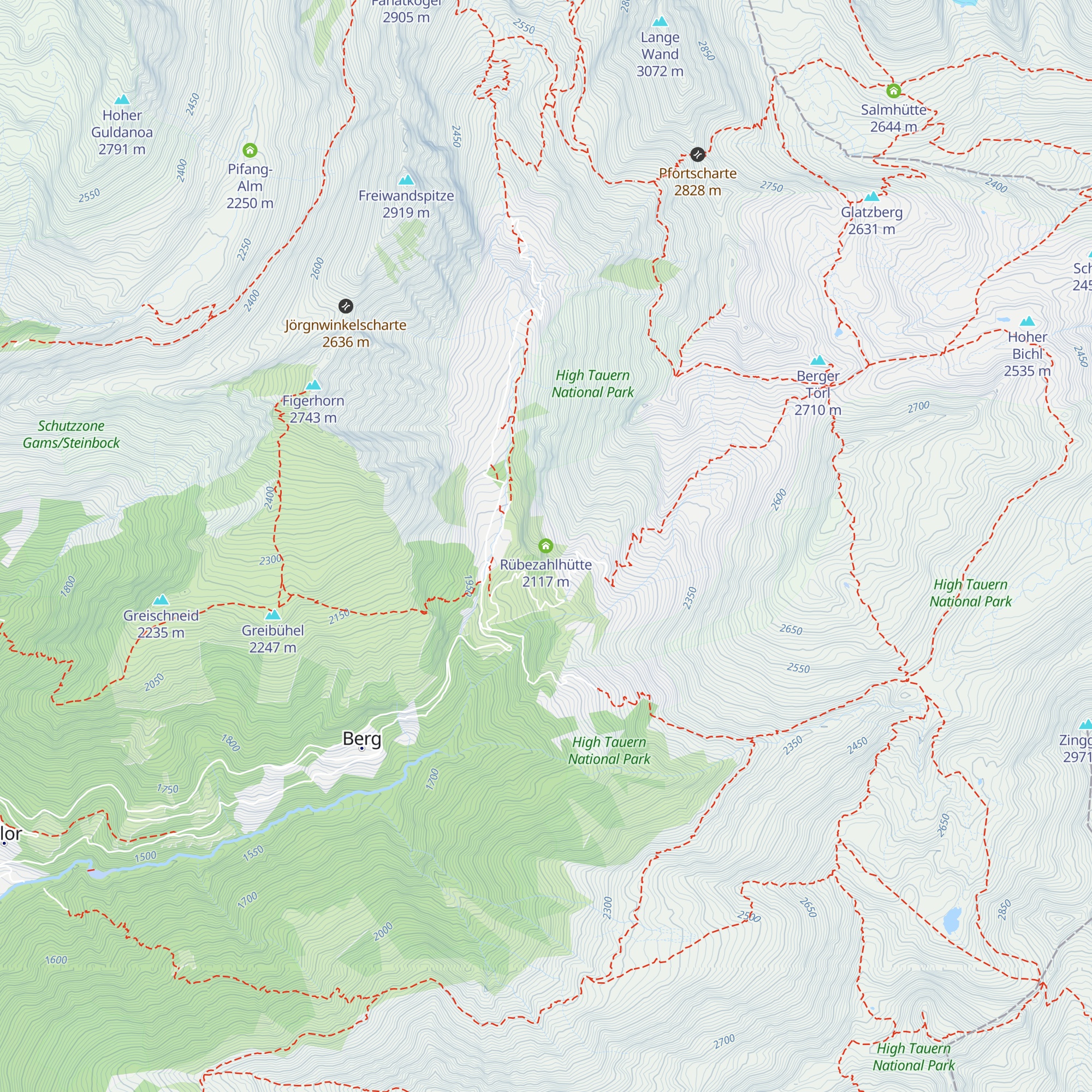 Rübezahlhütte map