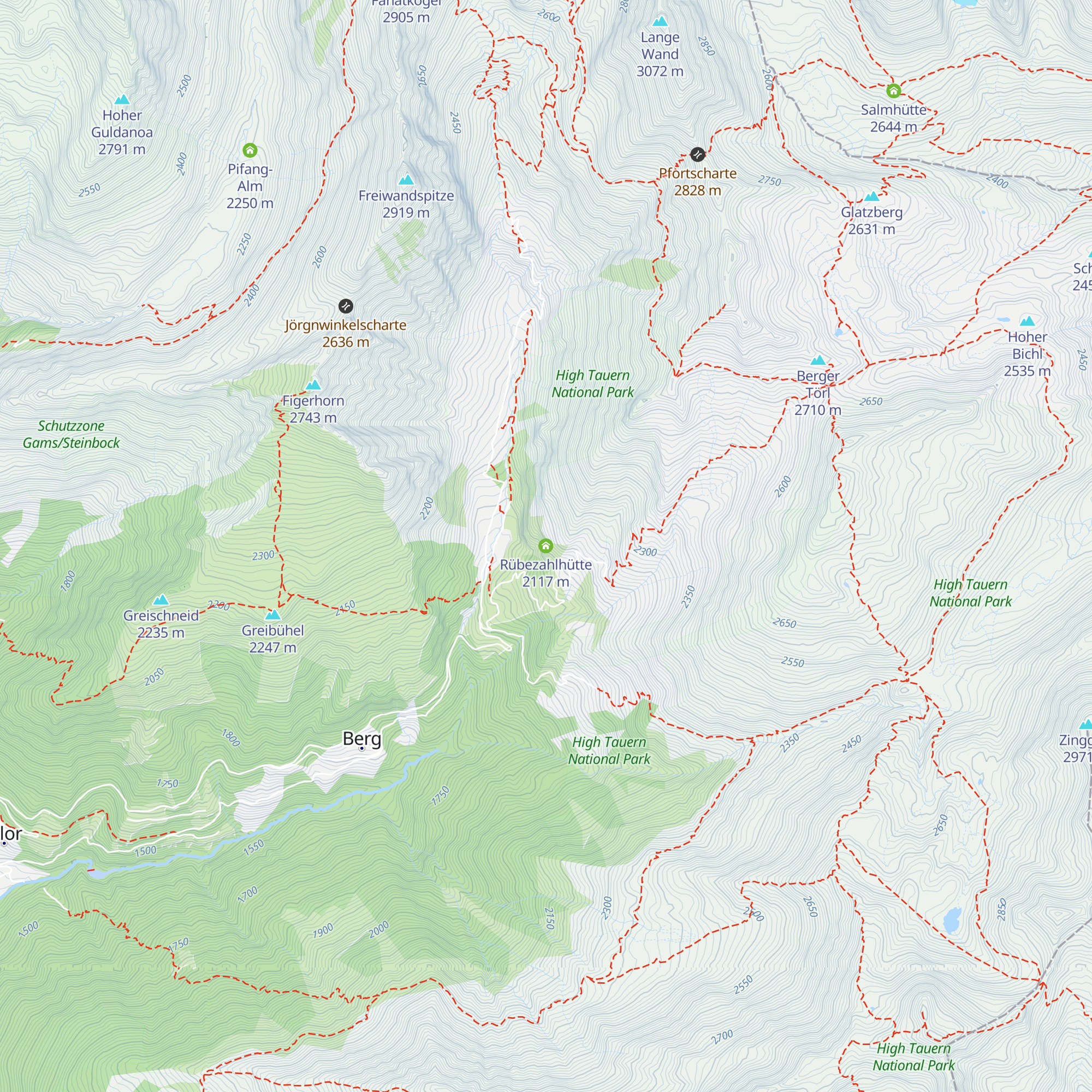 Rübezahlhütte map