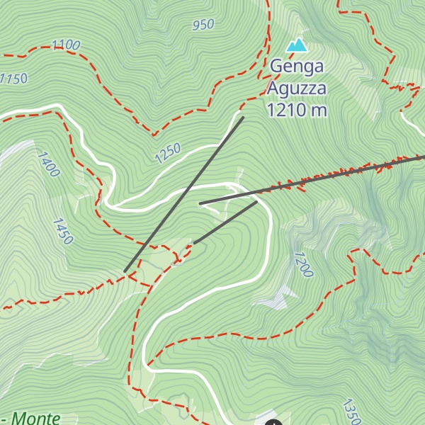 Map of Rifugio Cupa delle Cotaline