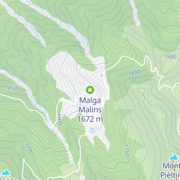 Map of Malga Malins