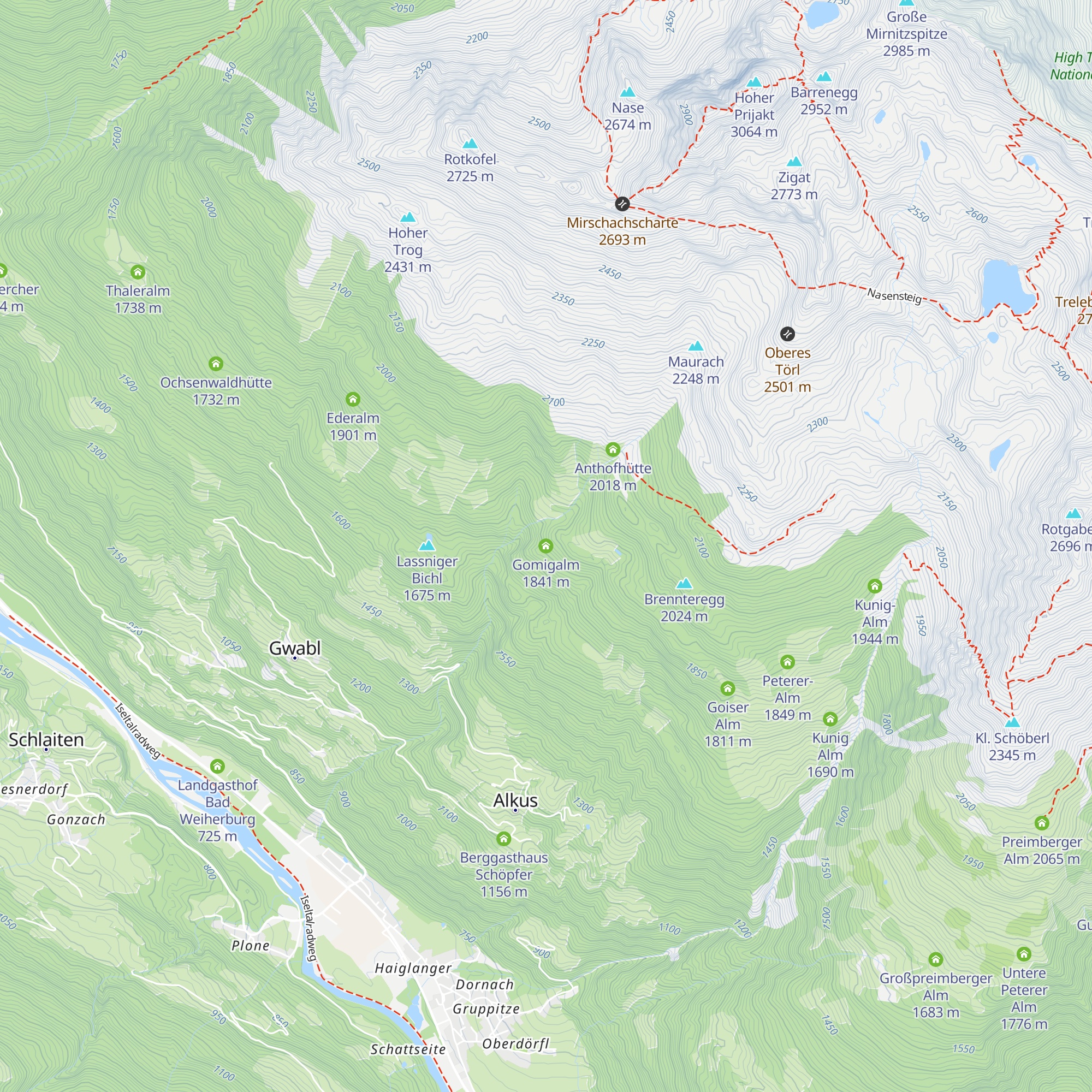 Gomigalm map