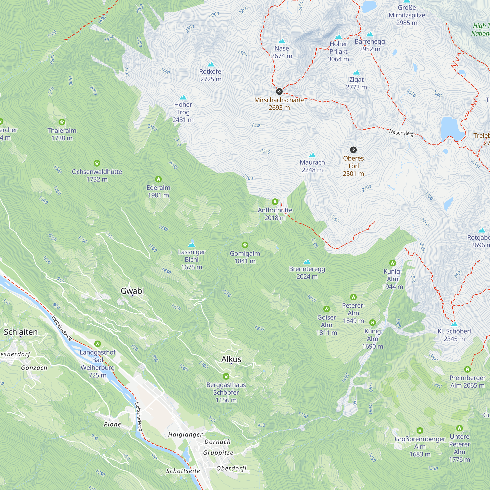 Gomigalm map