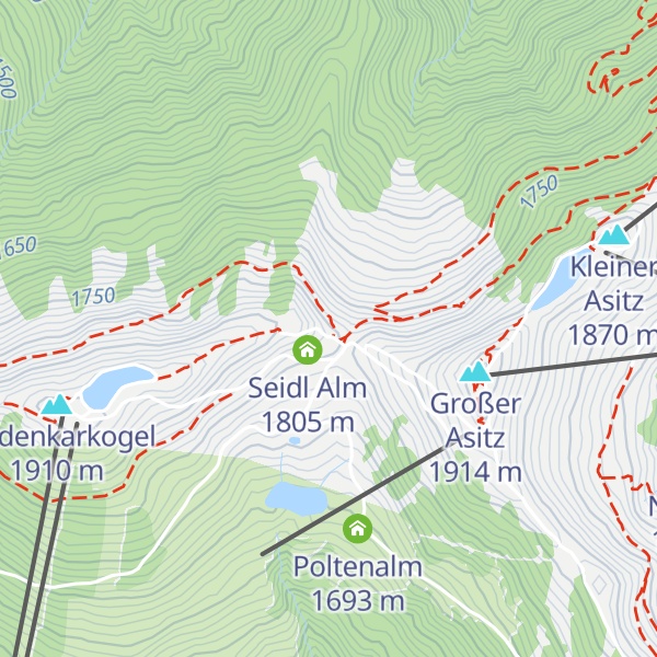 Map of Schanzerhütte