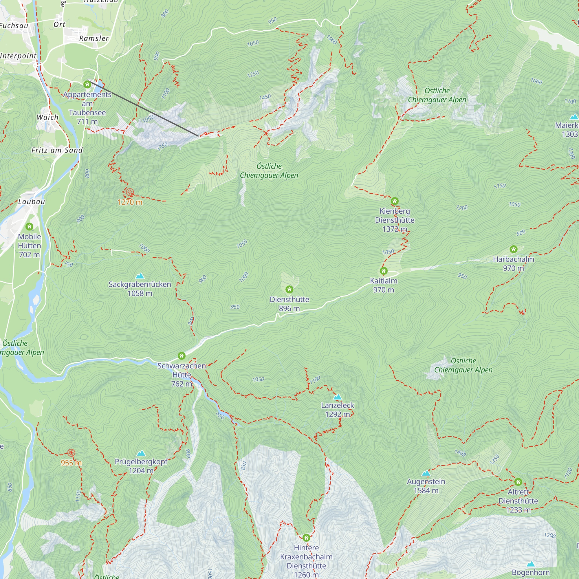 Diensthütte map