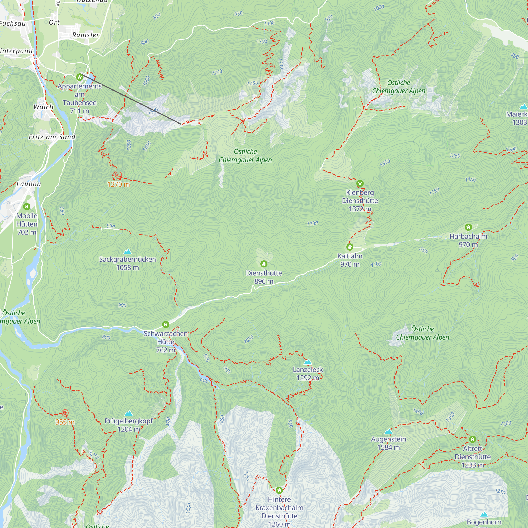 Diensthütte map