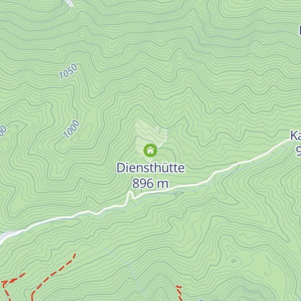 Map of Diensthütte