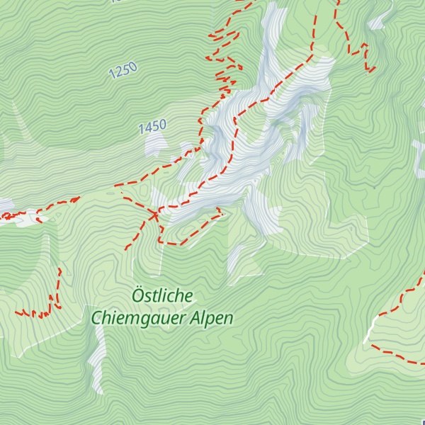 Map of Hinterer Rauschberg