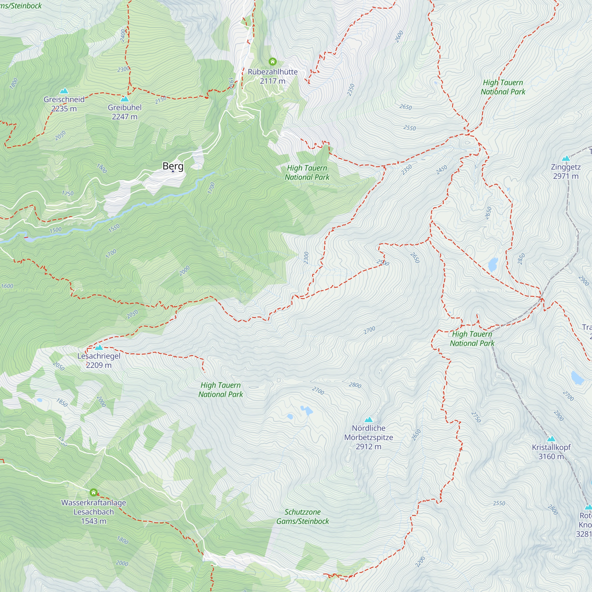 Tschadin Alm map