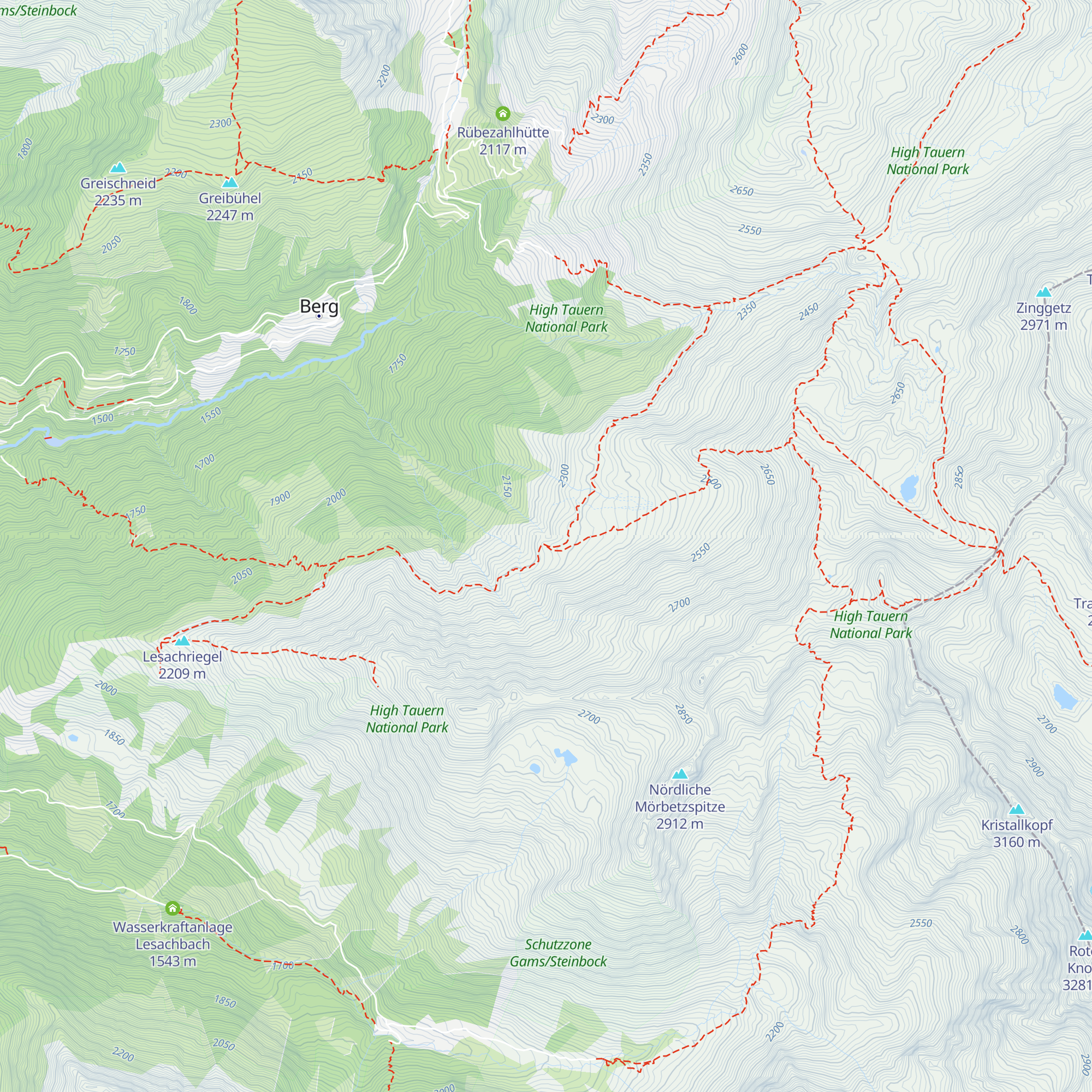 Tschadin Alm map