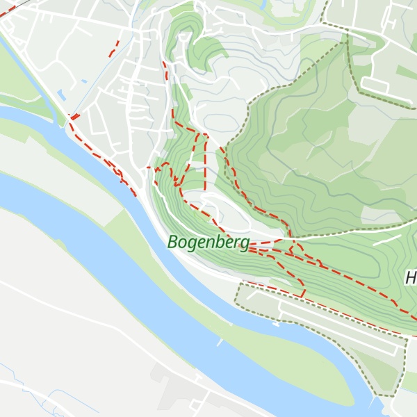 Map of Bogenberg