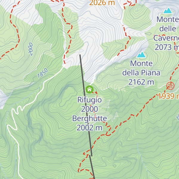 Map of Rifugio 2000 Berghütte
