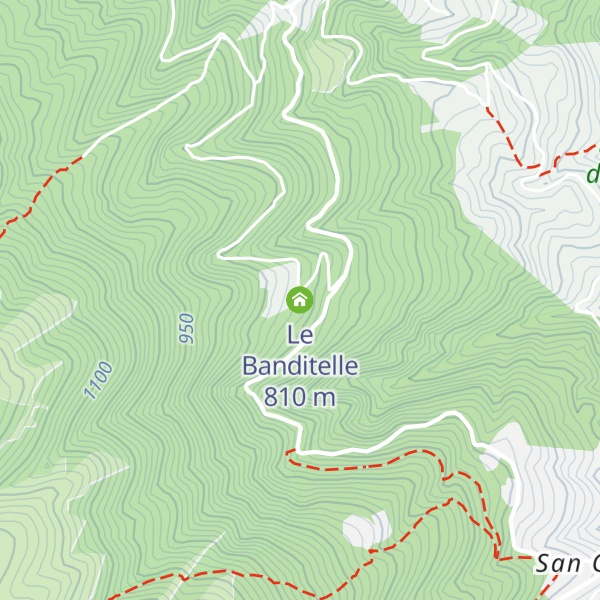 Map of Le Banditelle