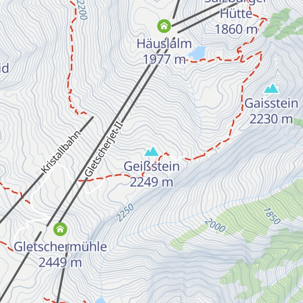 Map of Geißstein