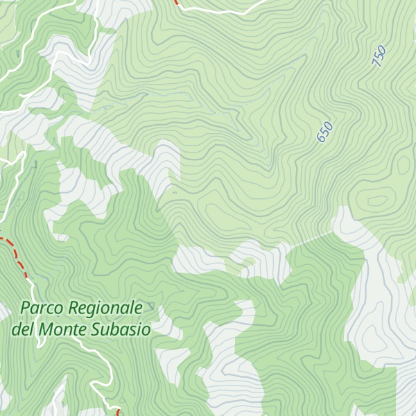Map of Monte Banditella