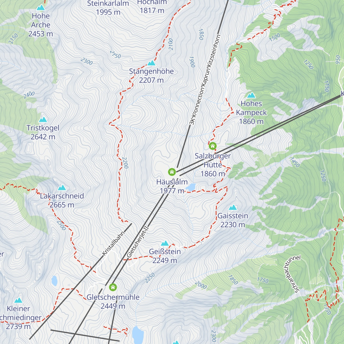 Häuslalm map