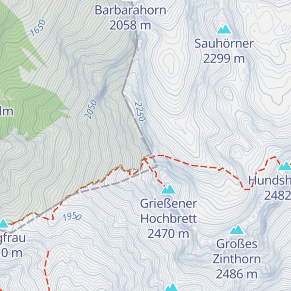 Map of Großes Marchenthorn