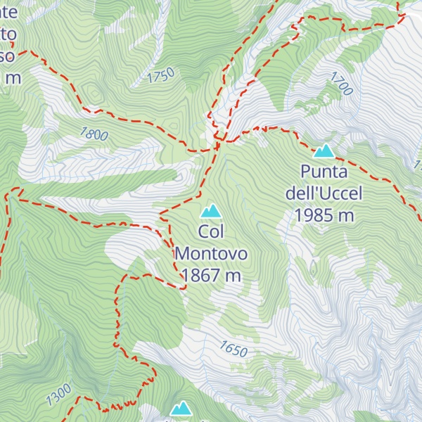 Map of Col Montovo