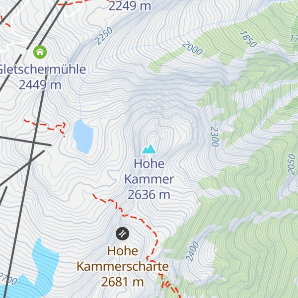 Map of Hohe Kammer