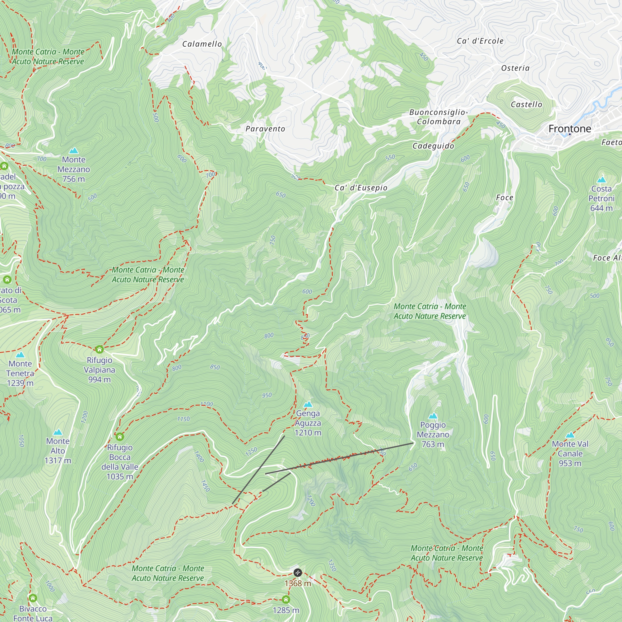 Madonna dell'Acquanera map