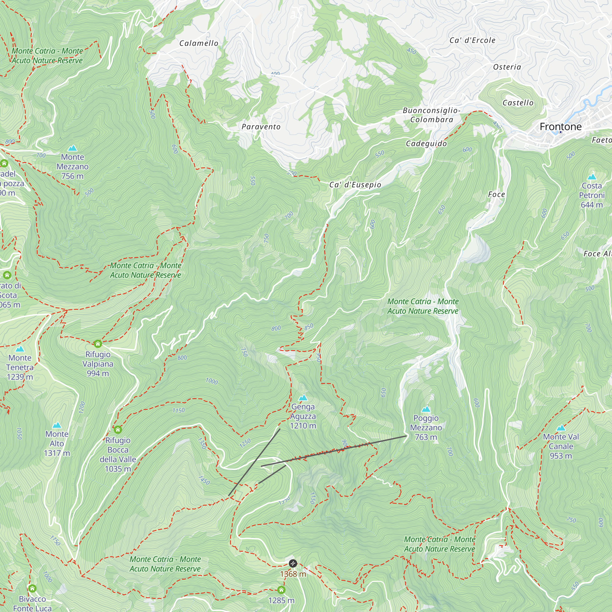 Madonna dell'Acquanera map