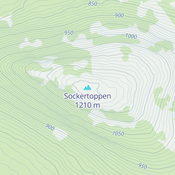 Map of Sockertoppen