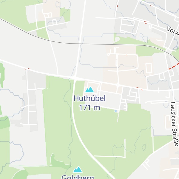 Map of Huthübel