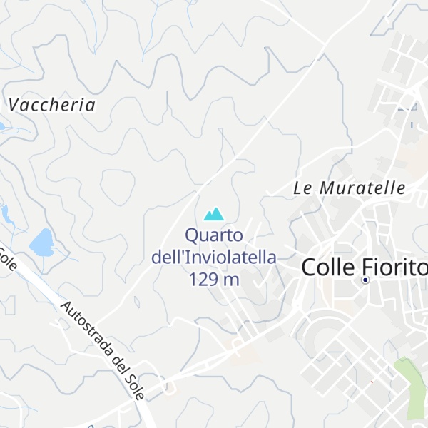 Map of Quarto dell'Inviolatella