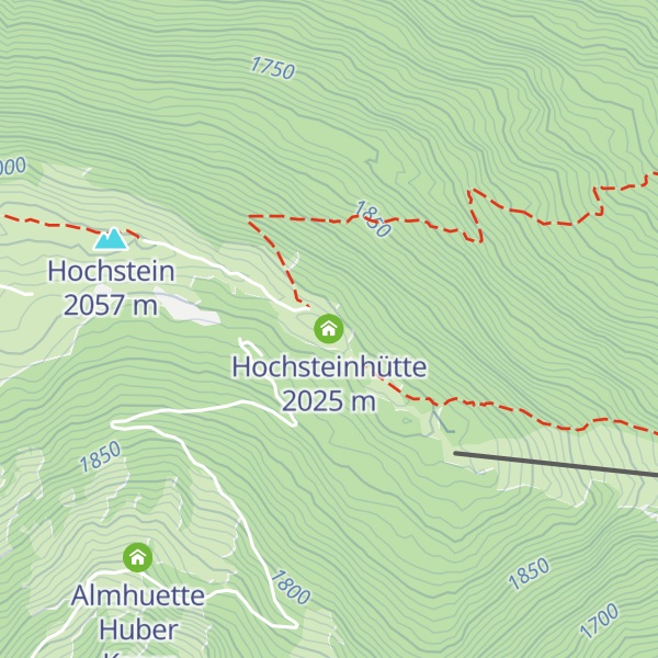 Map of Hochsteinhütte