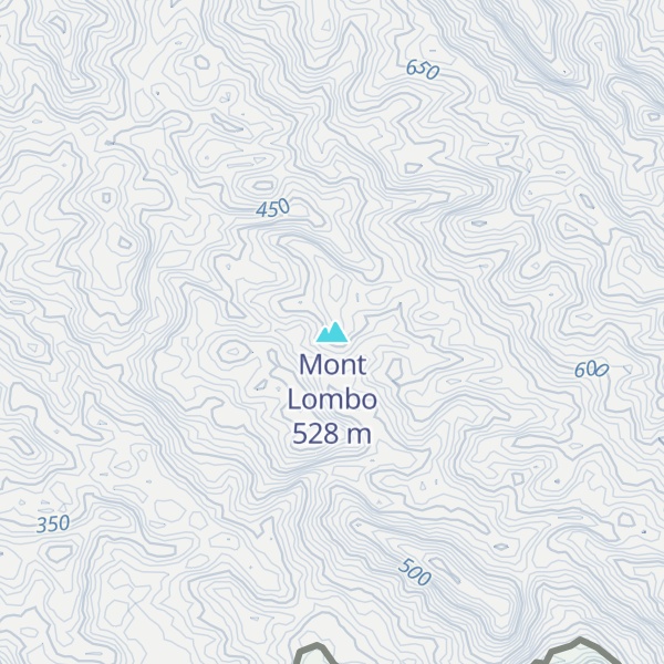 Map of Mont Lombo