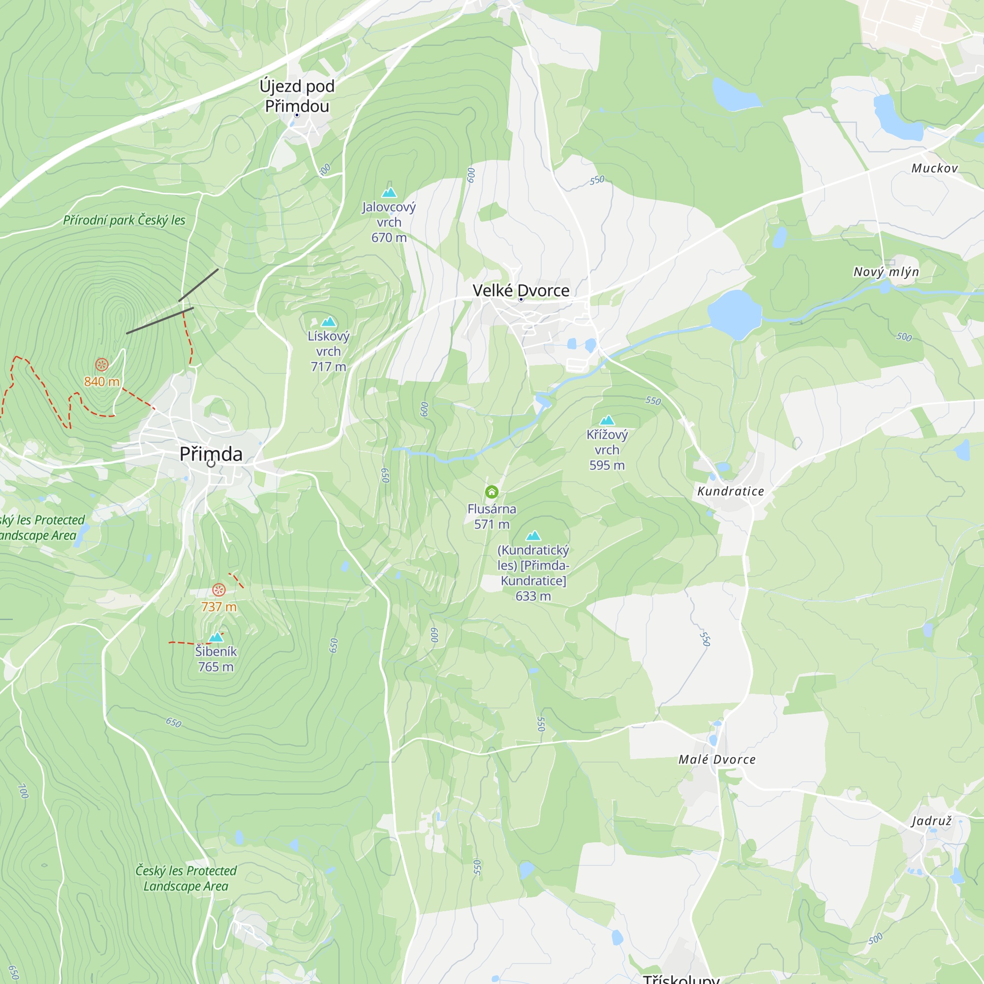 Flusárna map