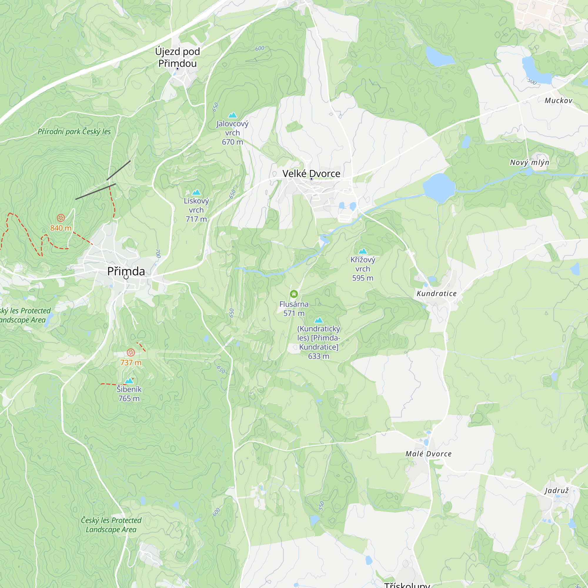 Flusárna map