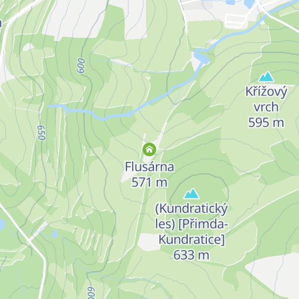 Map of Flusárna