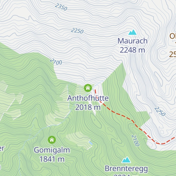 Map of Anthofhütte