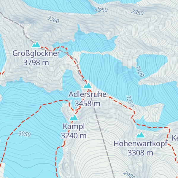 Map of Erzherzog-Johann-Hütte