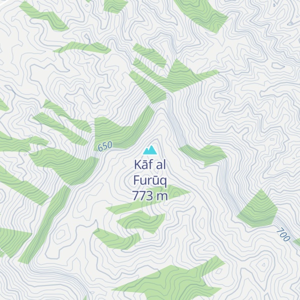 Map of Kāf al Furūq