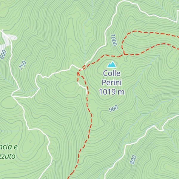 Map of Bivacco Colle Perini