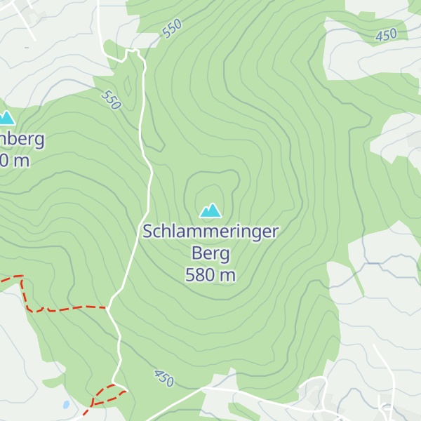 Map of Schlammeringer Berg