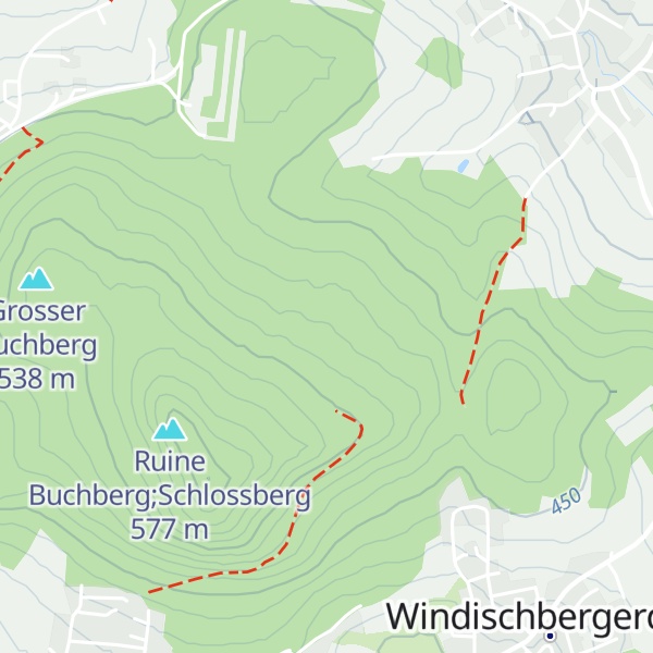 Map of Buchberg Hütte