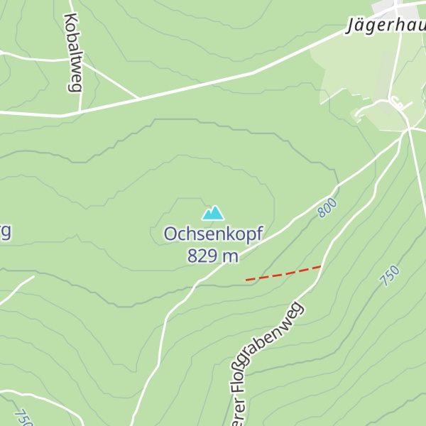 Map of Ochsenkopf