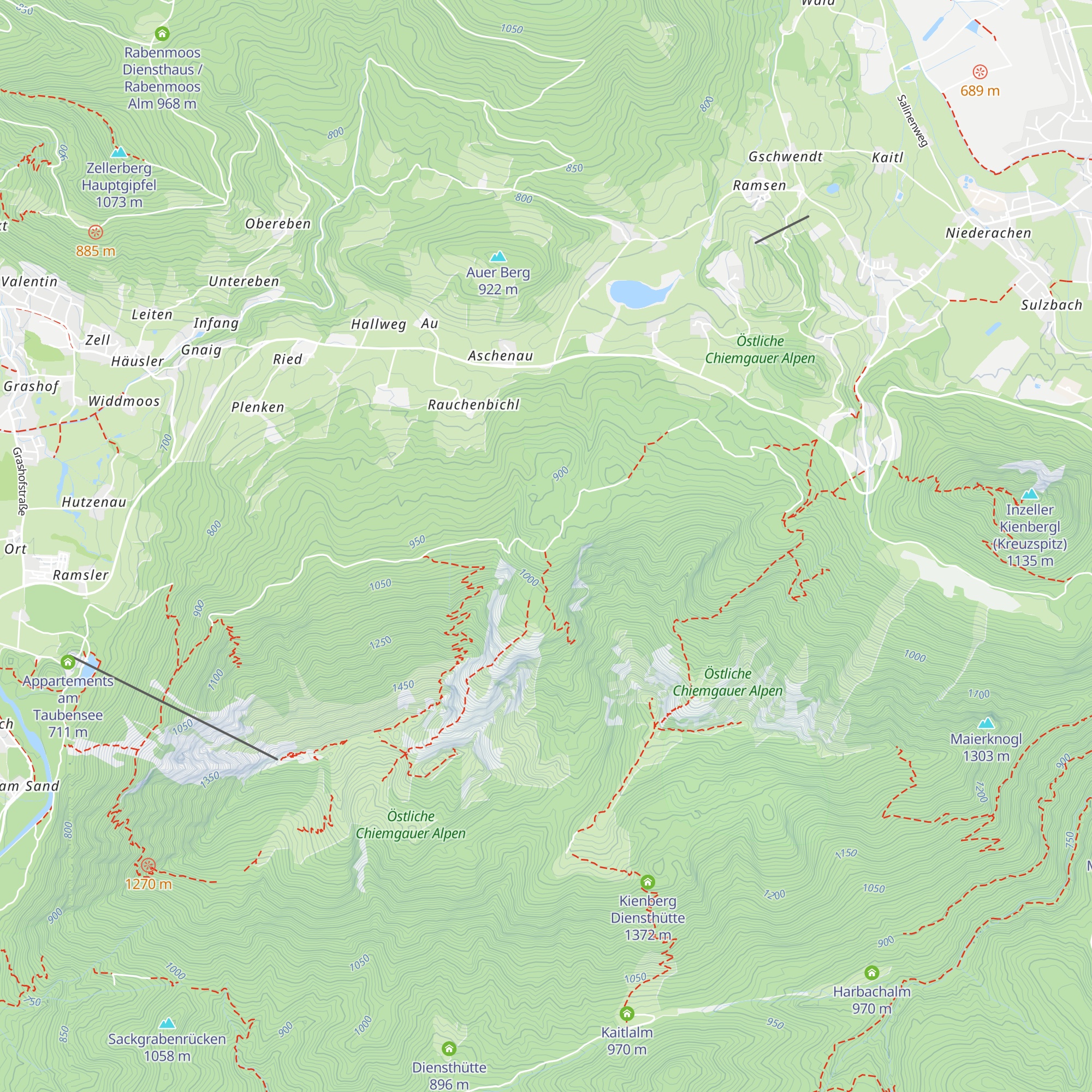 Pointer Graben Diensthütte map