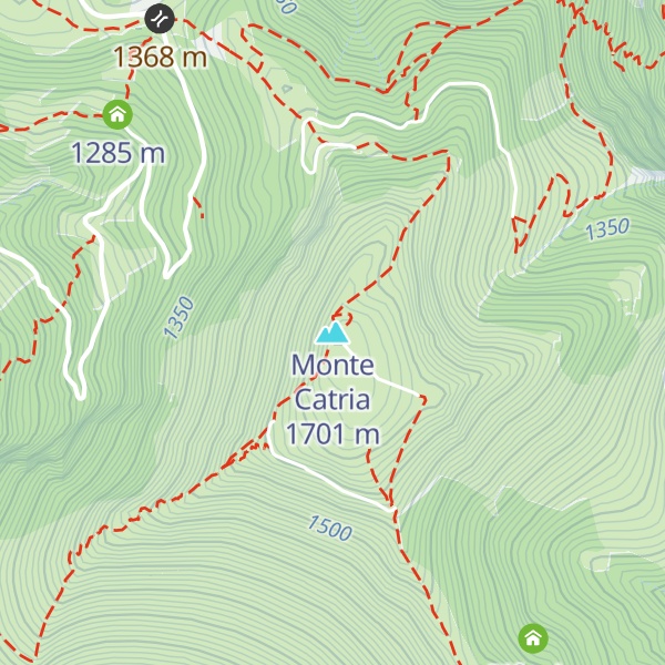 Map of Monte Catria