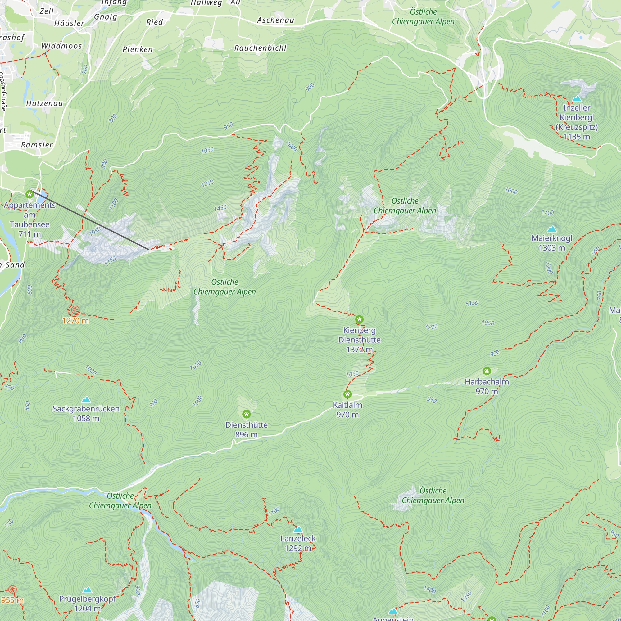 Rieder Kaser map