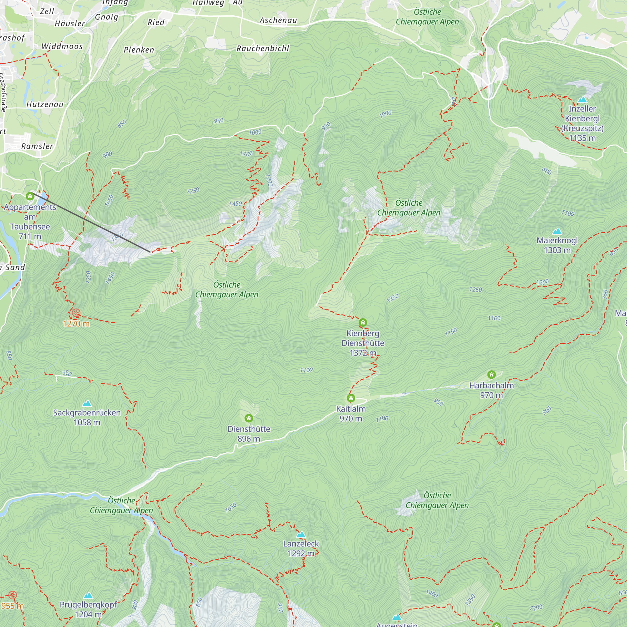 Rieder Kaser map