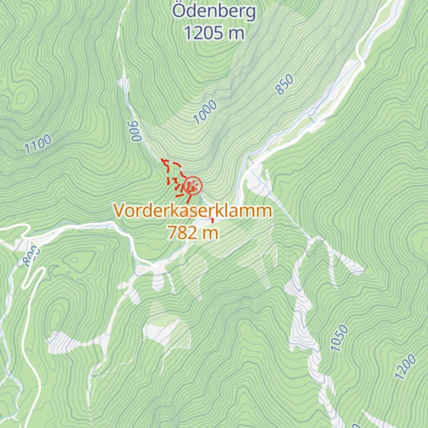 Map of Jausenstation "Vorderkaser"