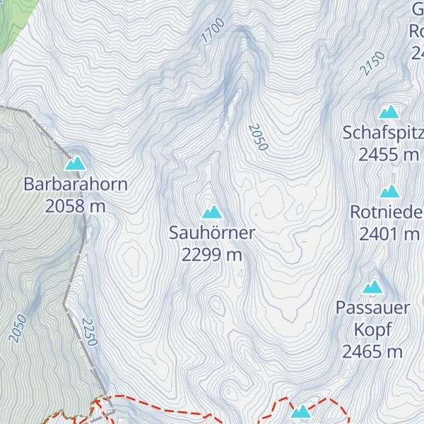 Map of Sauhörner