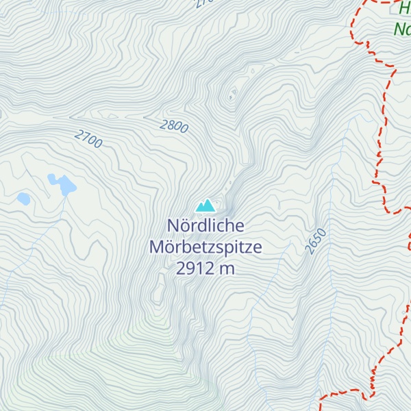 Map of Nördliche Mörbetzspitze