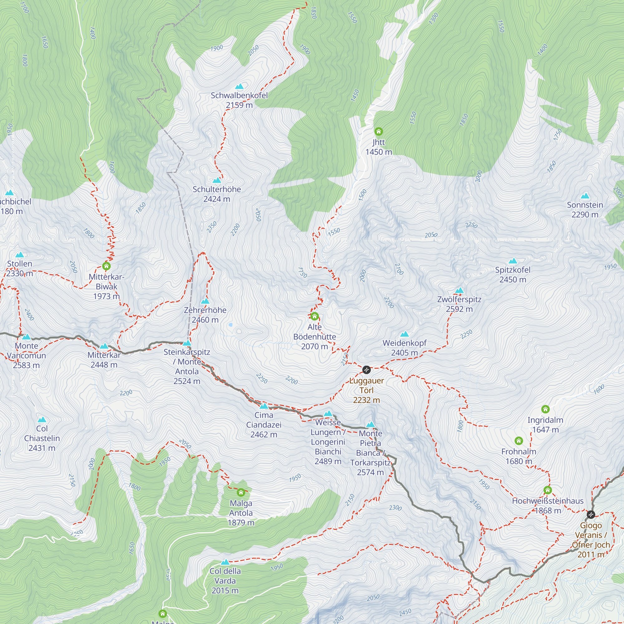 Neue Bödenhütte map