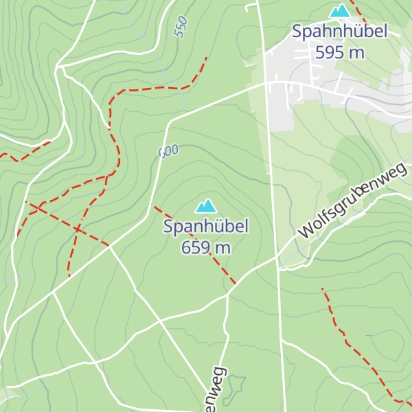 Map of Spanhübel