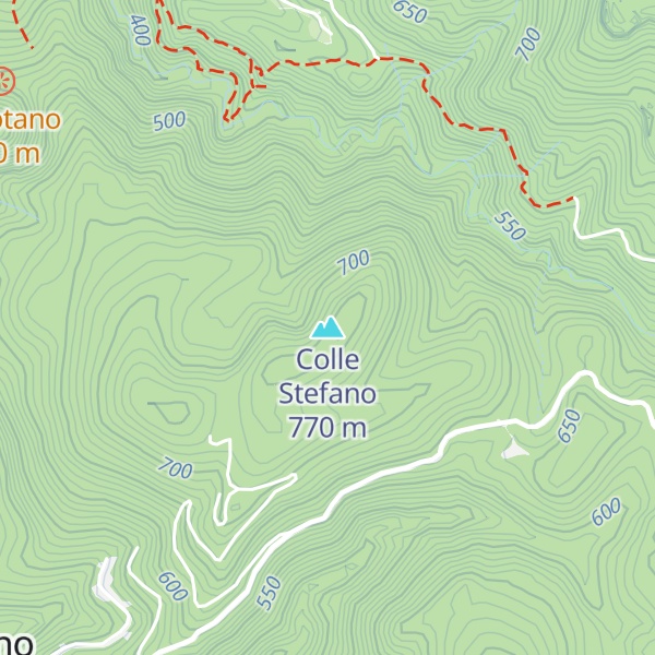Map of Colle Stefano