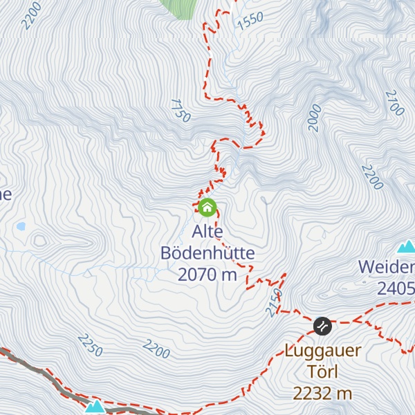 Map of Alte Bödenhütte